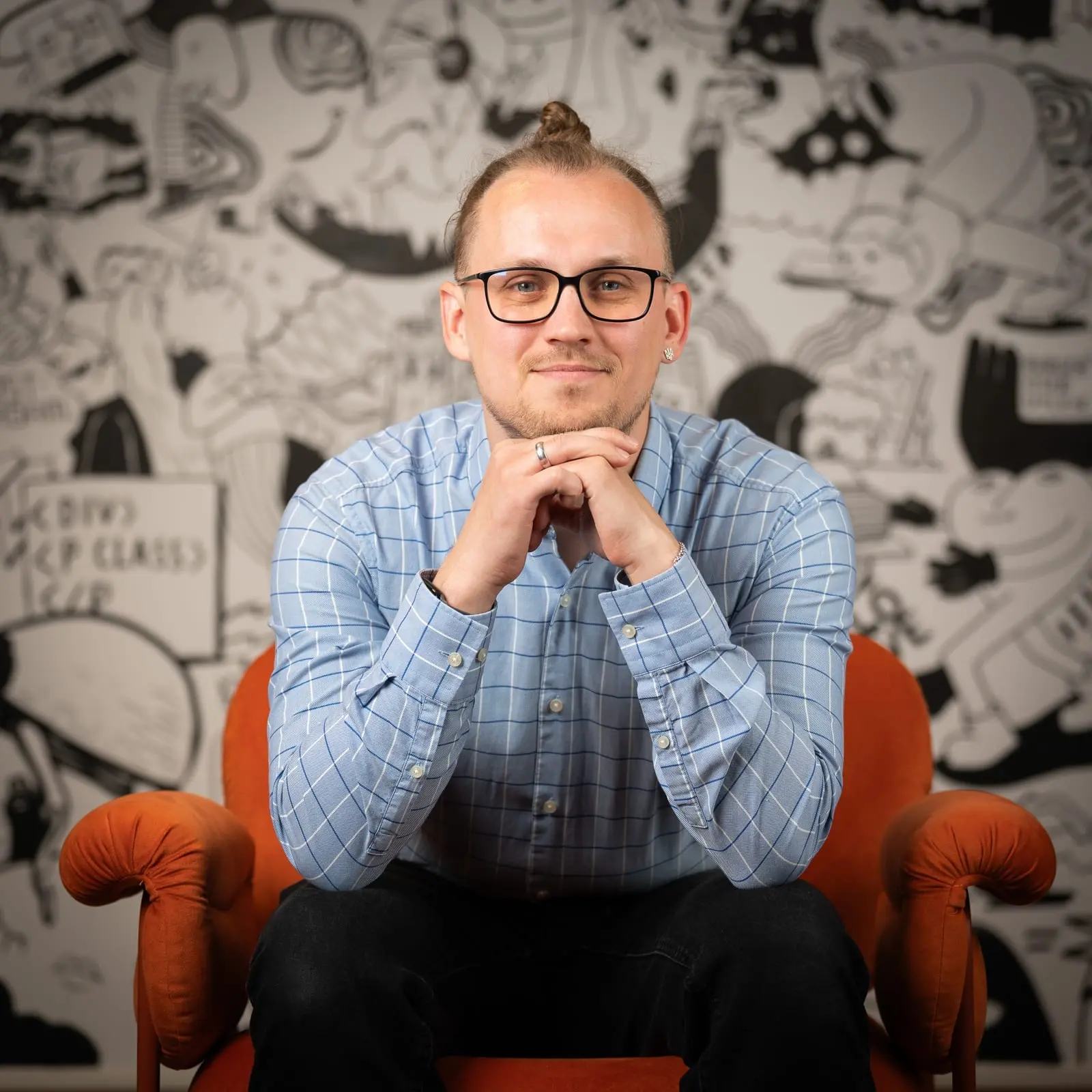 Portrett av Mykhailo "Misha" Tryndiuk